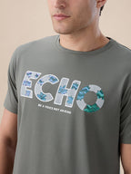 Echo Olive Script T-Shirt