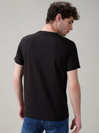 Status Quo Men's Chest Graphic Printed Round Neck Half Sleeve T-Shirt