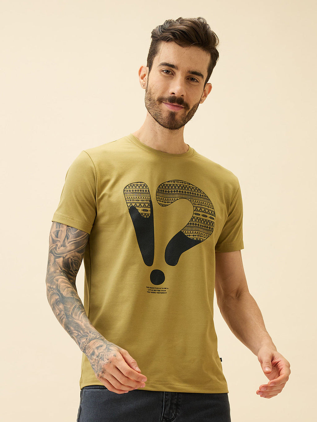 Status Quo |Men's Fashion Round Neck T-shirt Plus Size - 3XL, 4XL, 5XL