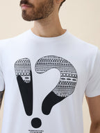 Men's Printed Round Neck Half Sleeves Regular Fit Tshirt