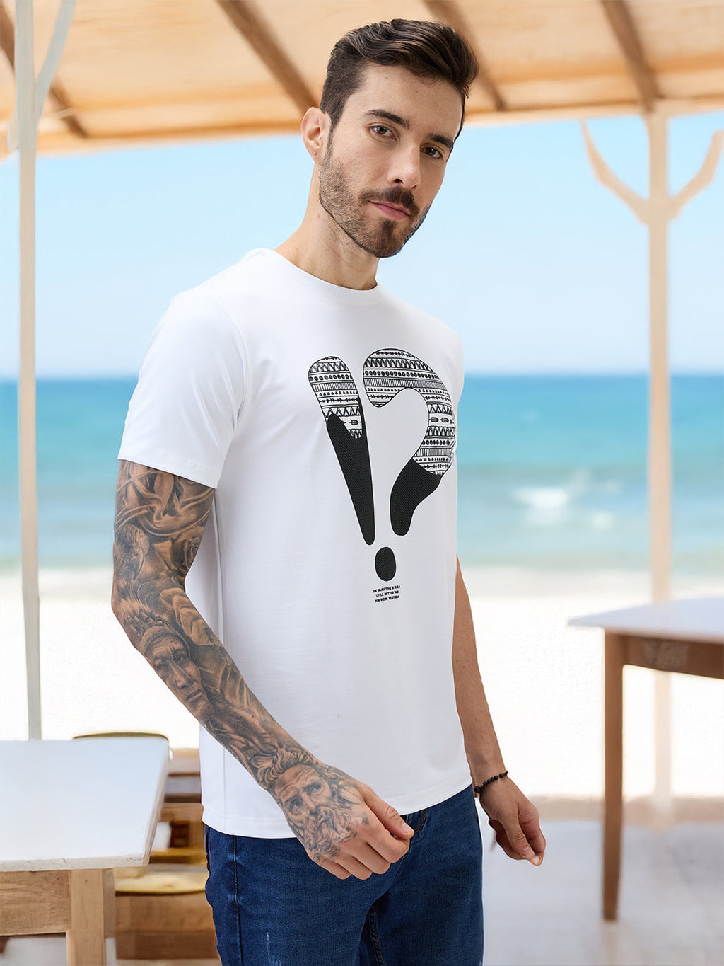 Status Quo |Men's Fashion Round Neck T-shirt Plus Size - 3XL, 4XL, 5XL
