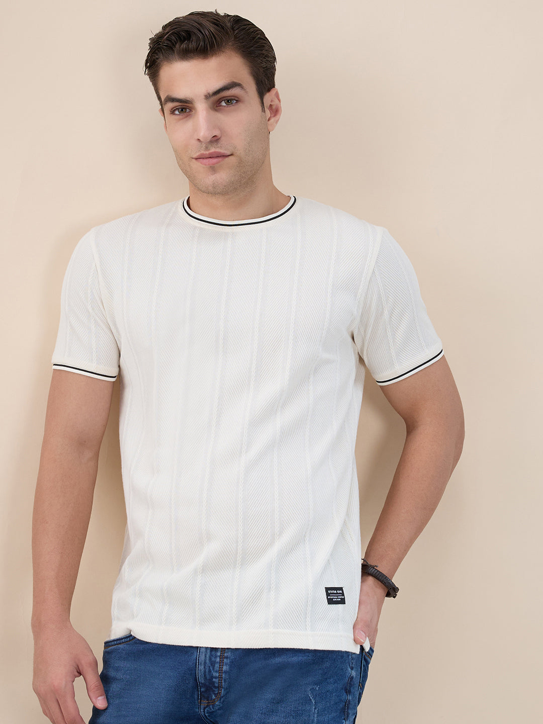 Tipped Trim T-Shirt Main image