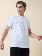 Status Quo Men's Printed Round Neck Half Sleeves Regular Fit T-shirt