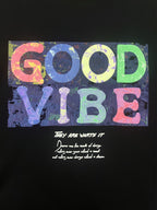 Mens Chest Printed  Round Neck Tshirt