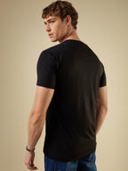 Men's Full-Front Graphic Printed Half Sleeves Regular Fit T-shirt