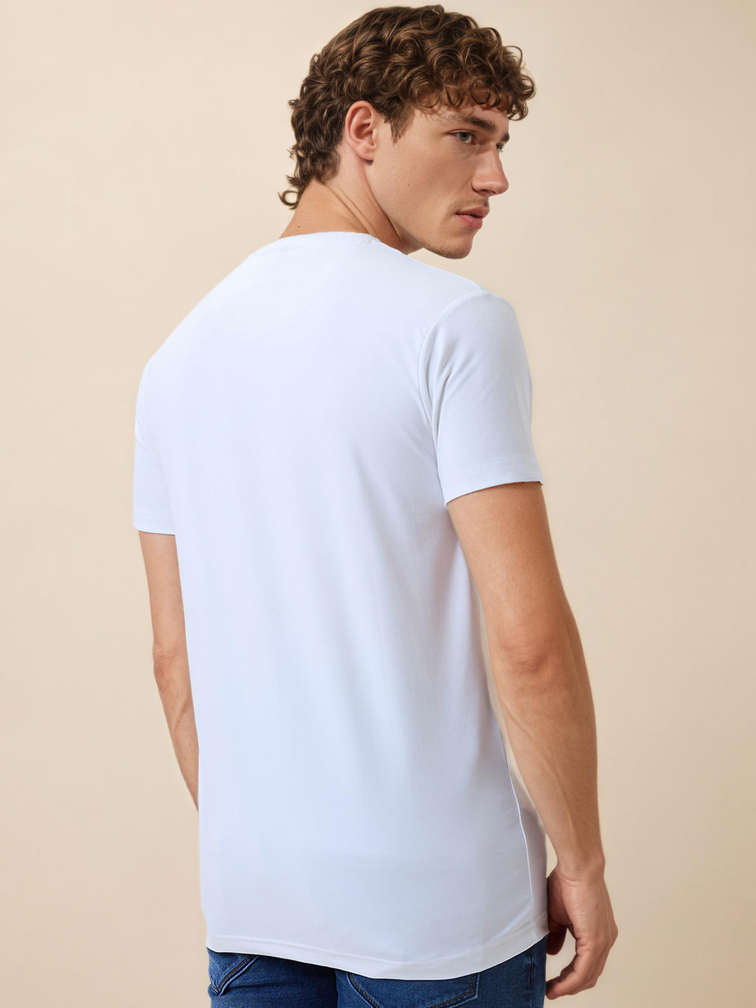 Status Quo Men's Printed Round Neck Half Sleeves Regular Fit T-shirt Secondary image