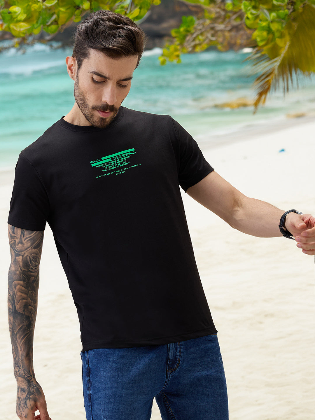 Status Quo |Men's Fashion Round Neck T-shirt Plus Size - 3XL, 4XL, 5XL