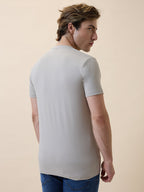 Status Quo Men's Printed Round Neck Half Sleeves Regular Fit T-shirt