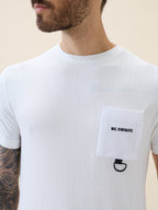 Men's Solid Round Neck Half Sleeves Regular Fit Tshirt