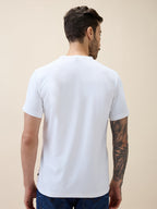Men's Printed Round Neck Half Sleeves Regular Fit Tshirt
