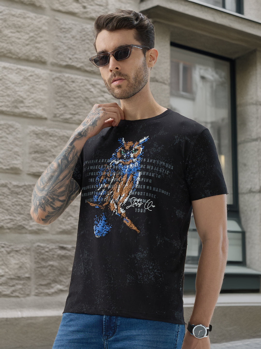 Status Quo |Men's Round Neck T-shirt - S, M, L, XL, XXL