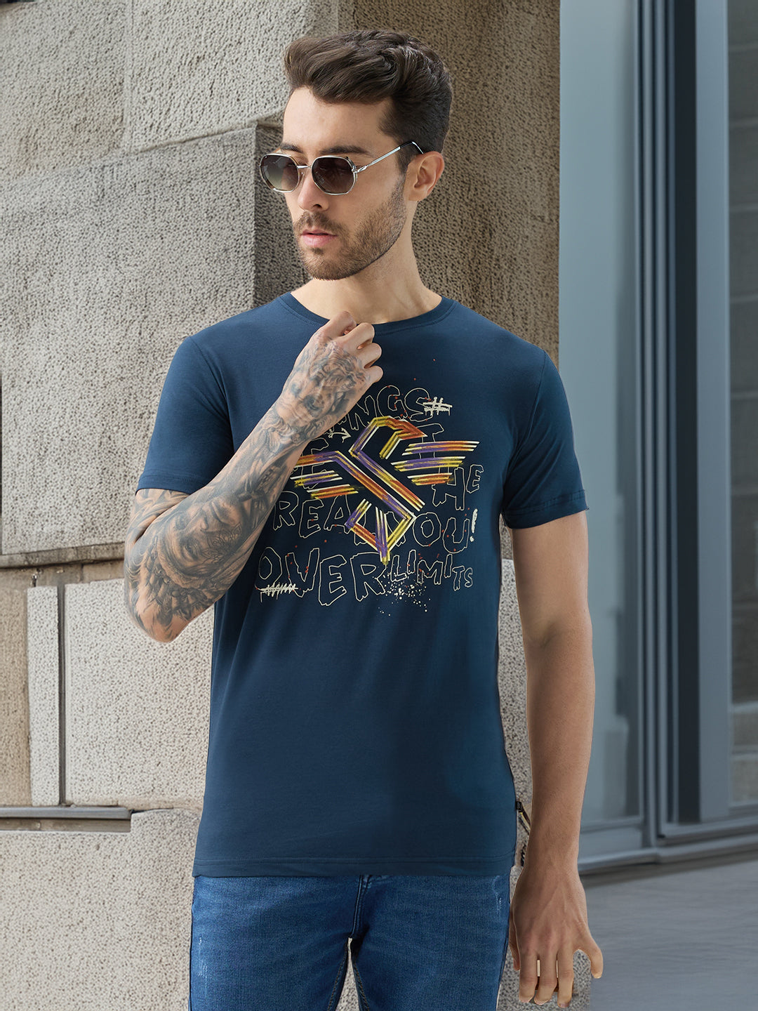 Status Quo |Men's Round Neck T-shirt - 3XL, 4XL, 5XL