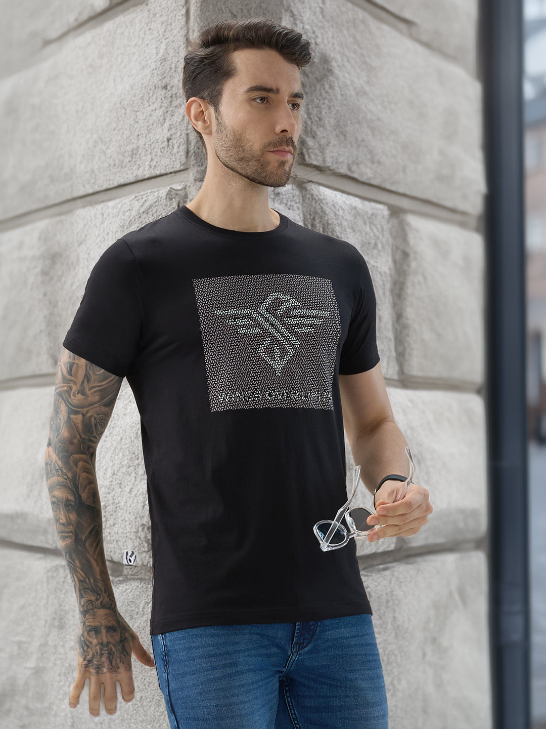 Status Quo |Men's Round Neck T-shirt - 3XL, 4XL, 5XL