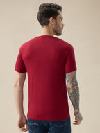 Men's Graphic Print Round Neck Half Sleeve Regular Fit T-Shirt
