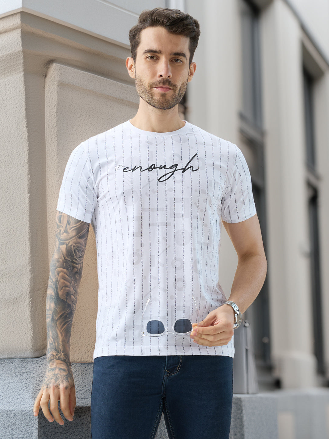 Status Quo |Men's Round Neck T-shirt - 3XL, 4XL, 5XL