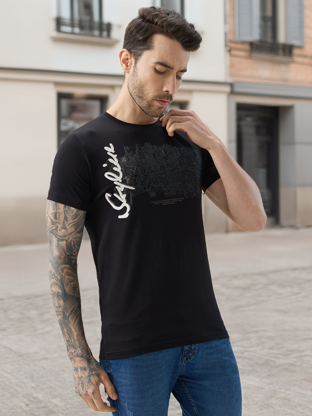 Status Quo |Men's Round Neck T-shirt - 3XL, 4XL, 5XL