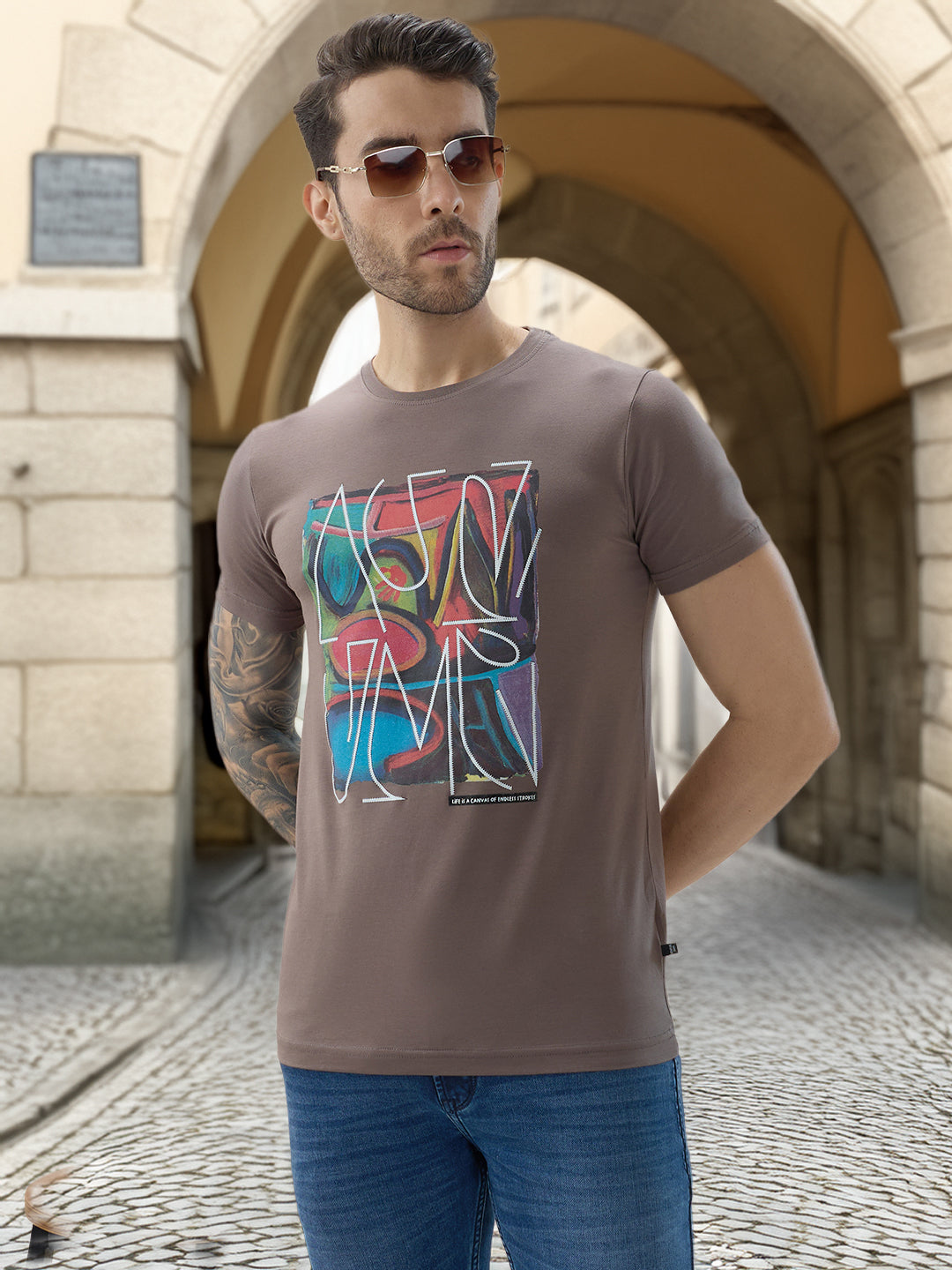 Status Quo |Men's Round Neck T-shirt - 3XL, 4XL, 5XL