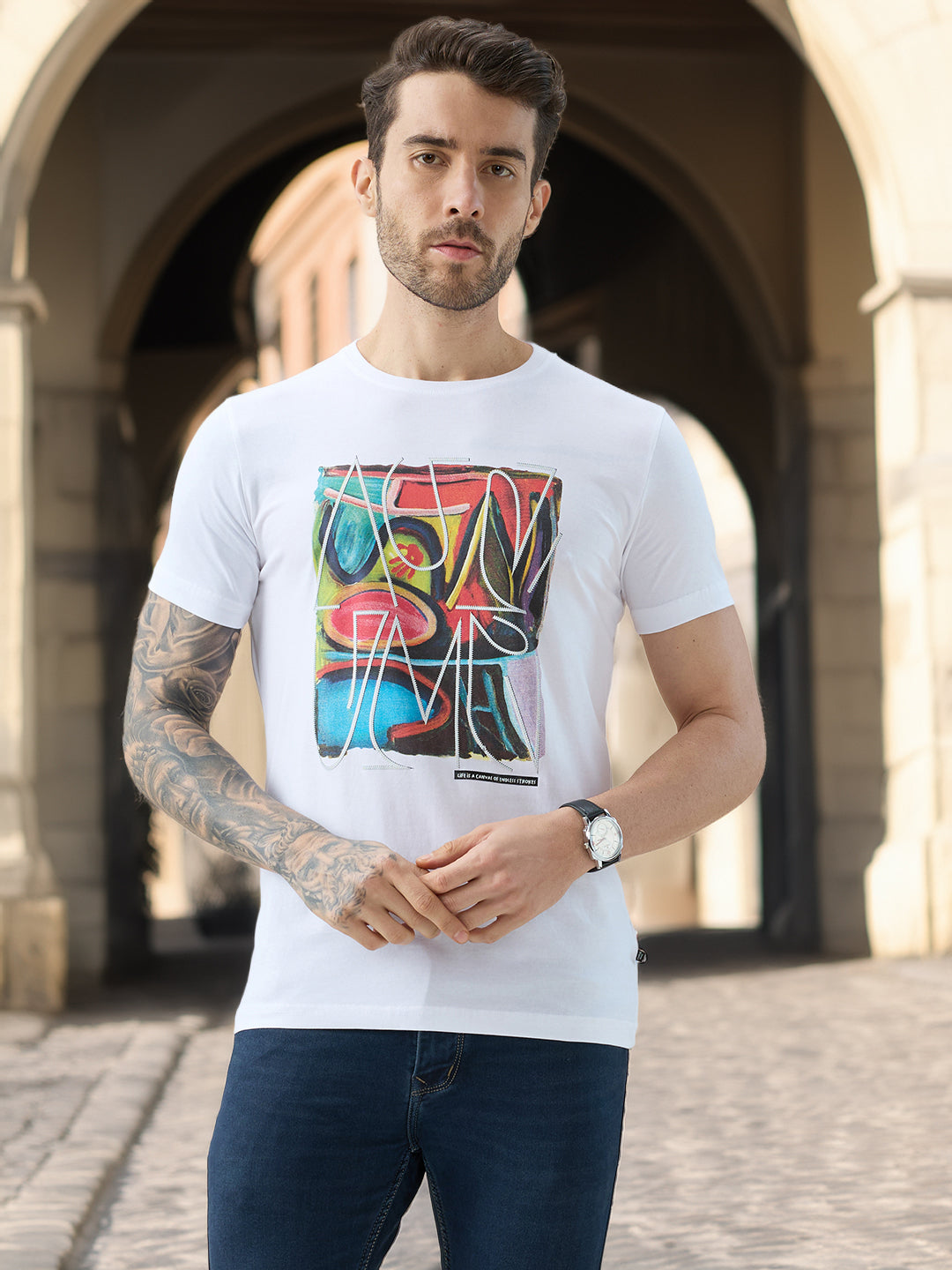 Status Quo |Men's Round Neck T-shirt - 3XL, 4XL, 5XL