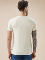 Men's Graphic and Typography Print Round Neck Regular Fit T-Shirt