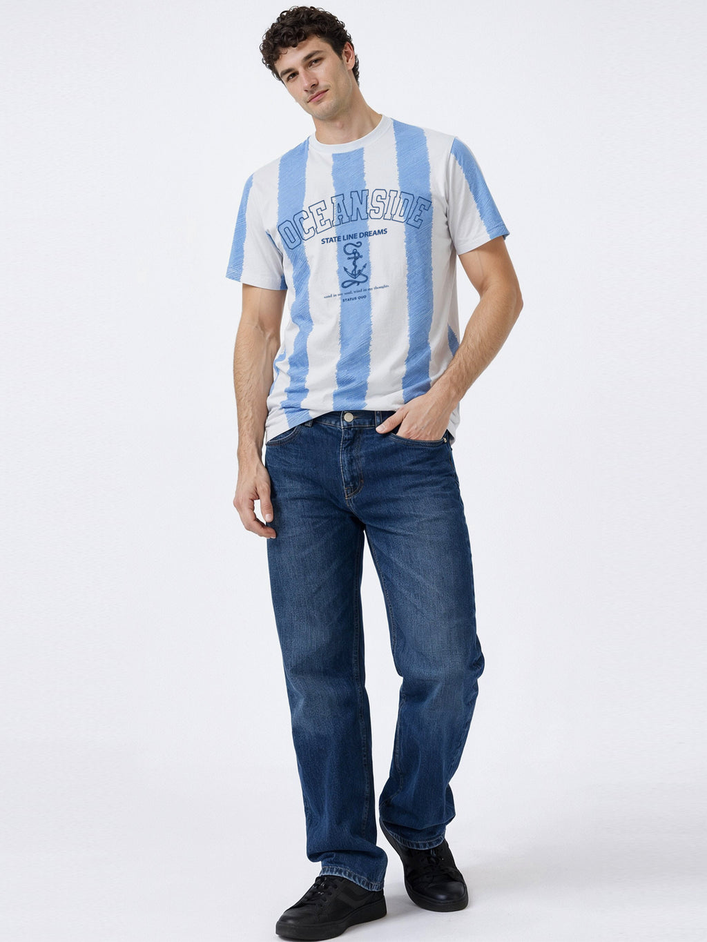 Oceanside State Line Graphic T-Shirt
