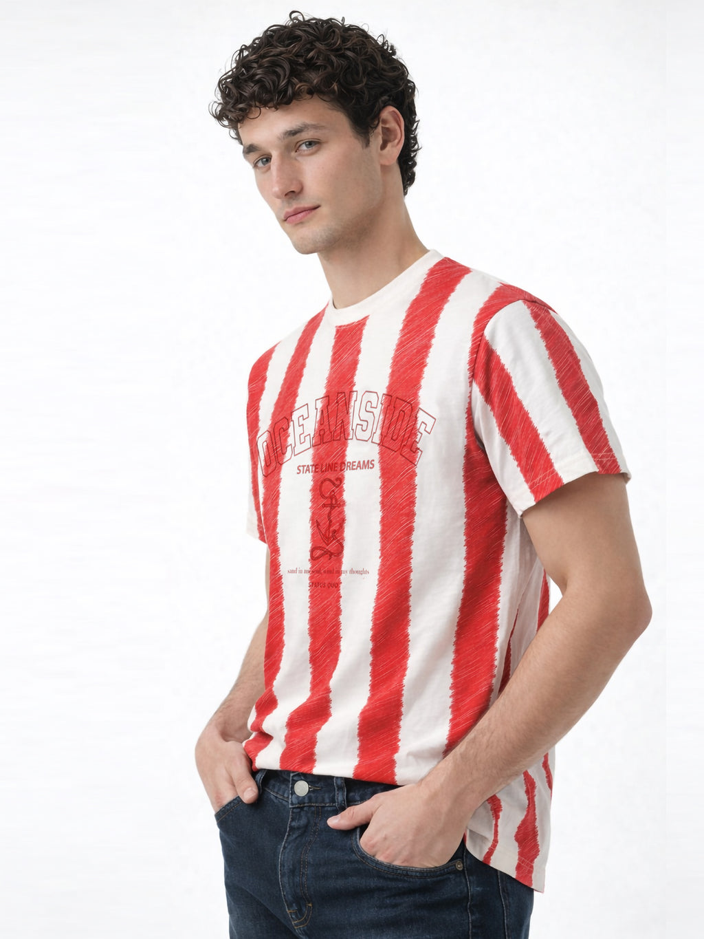 Oceanside State Line Graphic T-Shirt