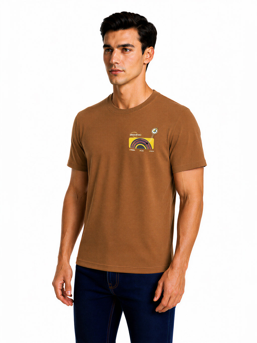 Chest Graphic Print T-shirt