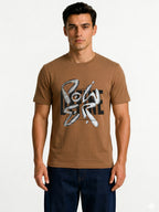 Graphic Printed Round Neck T-Shirt