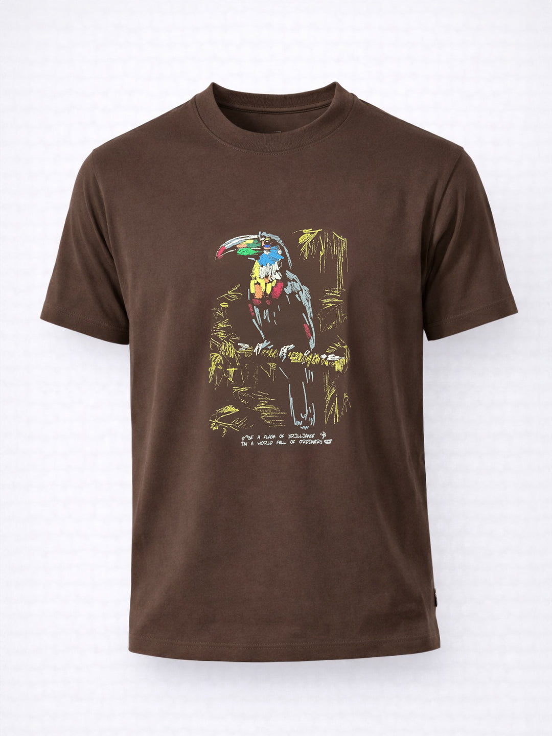 Tropical Toucan Sketch Graphic T-Shirt Secondary image