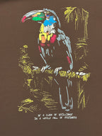 Tropical Toucan Sketch Graphic T-Shirt