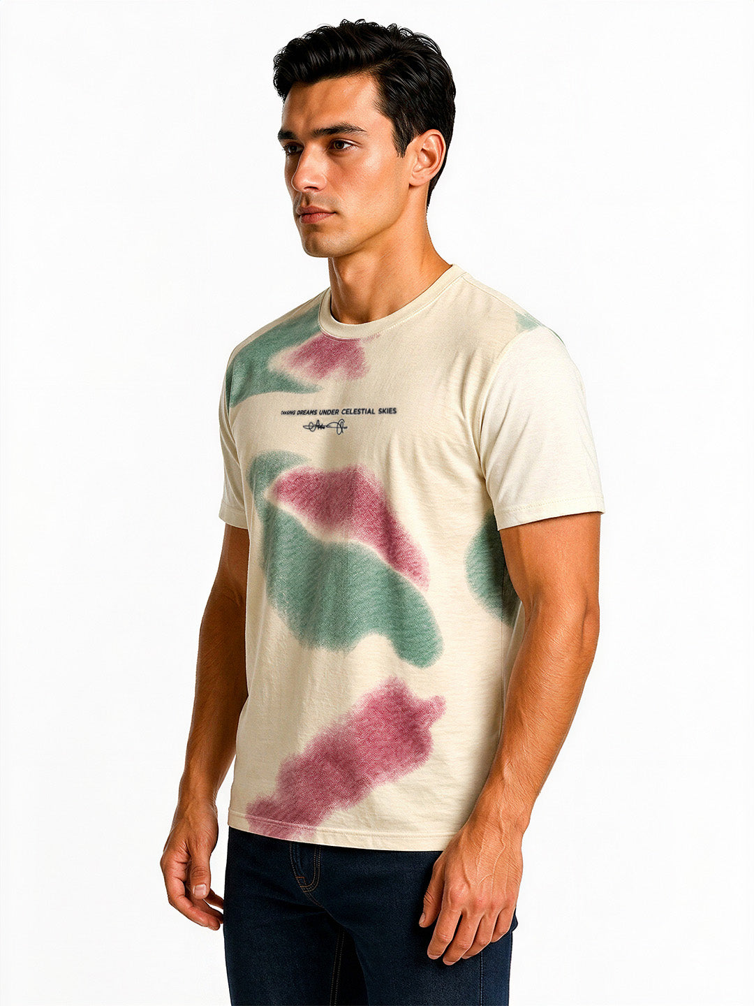 Artistic Abstract Printed T-shirt