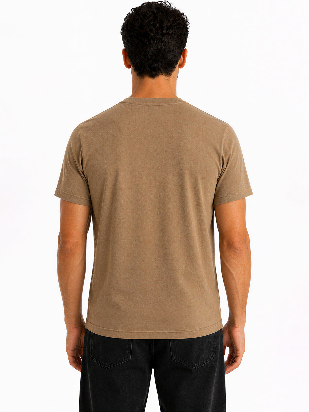 Distressed Typography Printed T-shirt