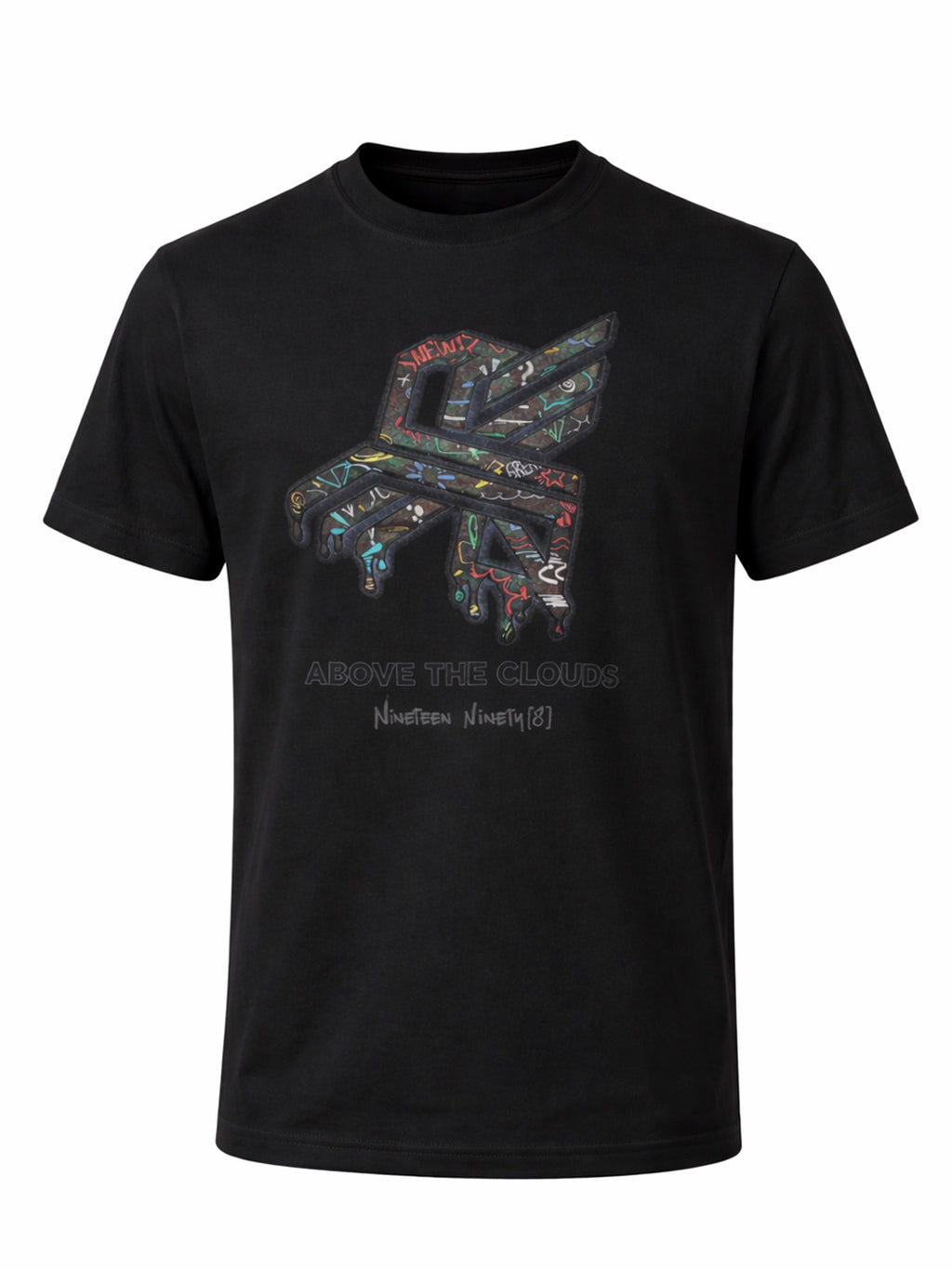 Above the Clouds Neon Graphic T-Shirt