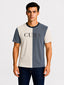 Colour Block Typography Printed T-shirt