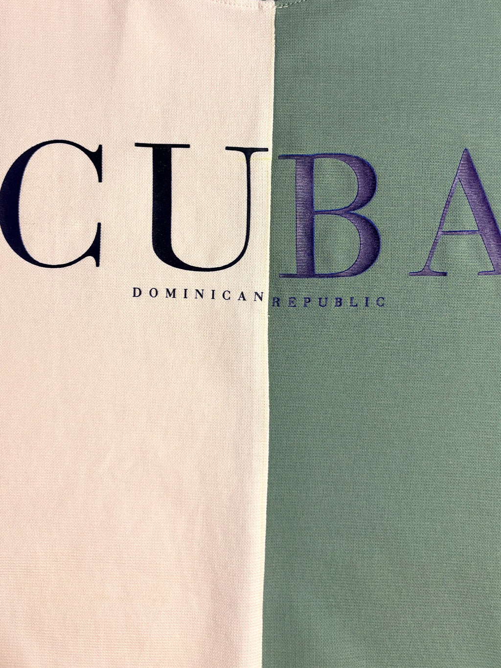 Colour Block Typography Printed T-shirt