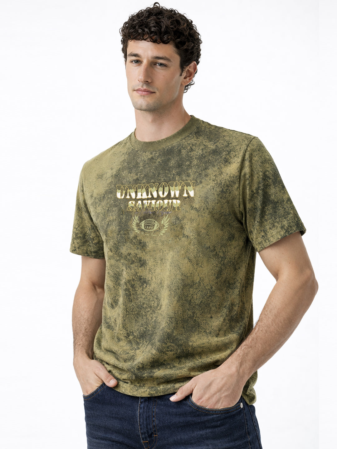 Unknown Saviour Vintage Wash Graphic T-shirt Secondary image