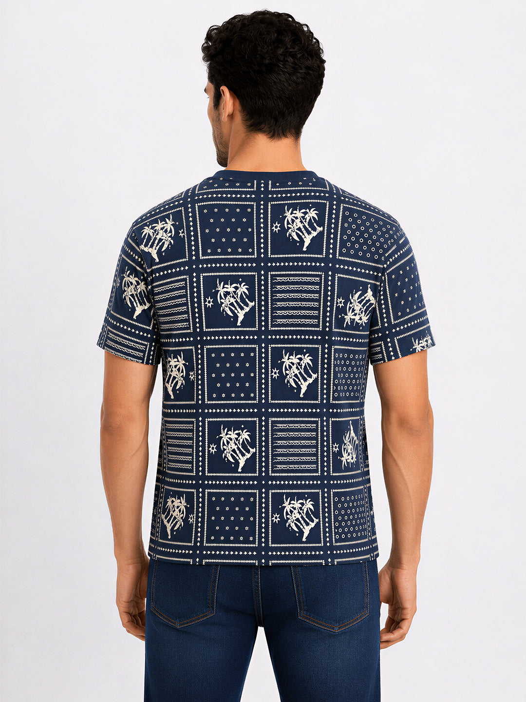 Bandana Mosaic Print T-shirt