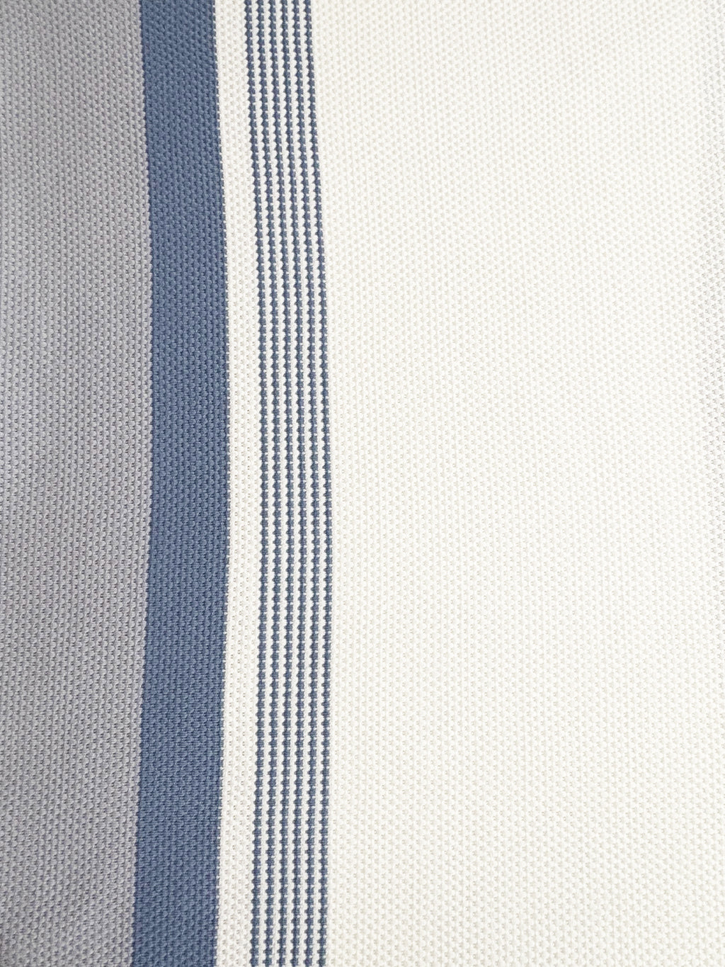 Grey & Blue Textured Stripe T-Shirt