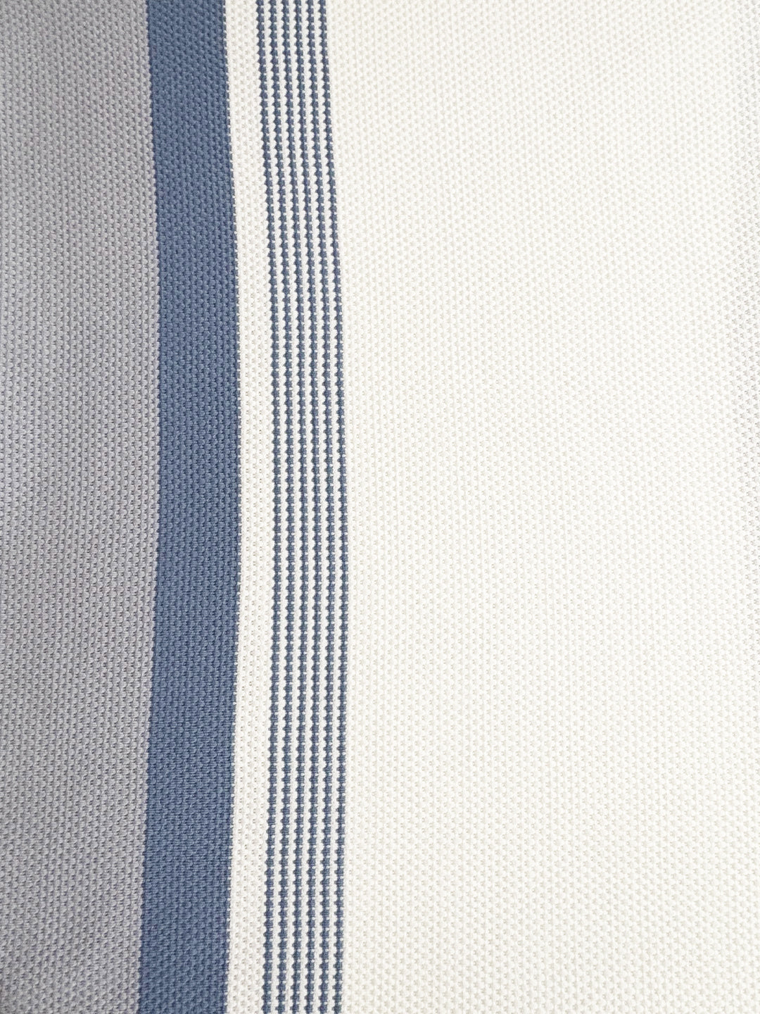 Grey & Blue Textured Stripe T-Shirt