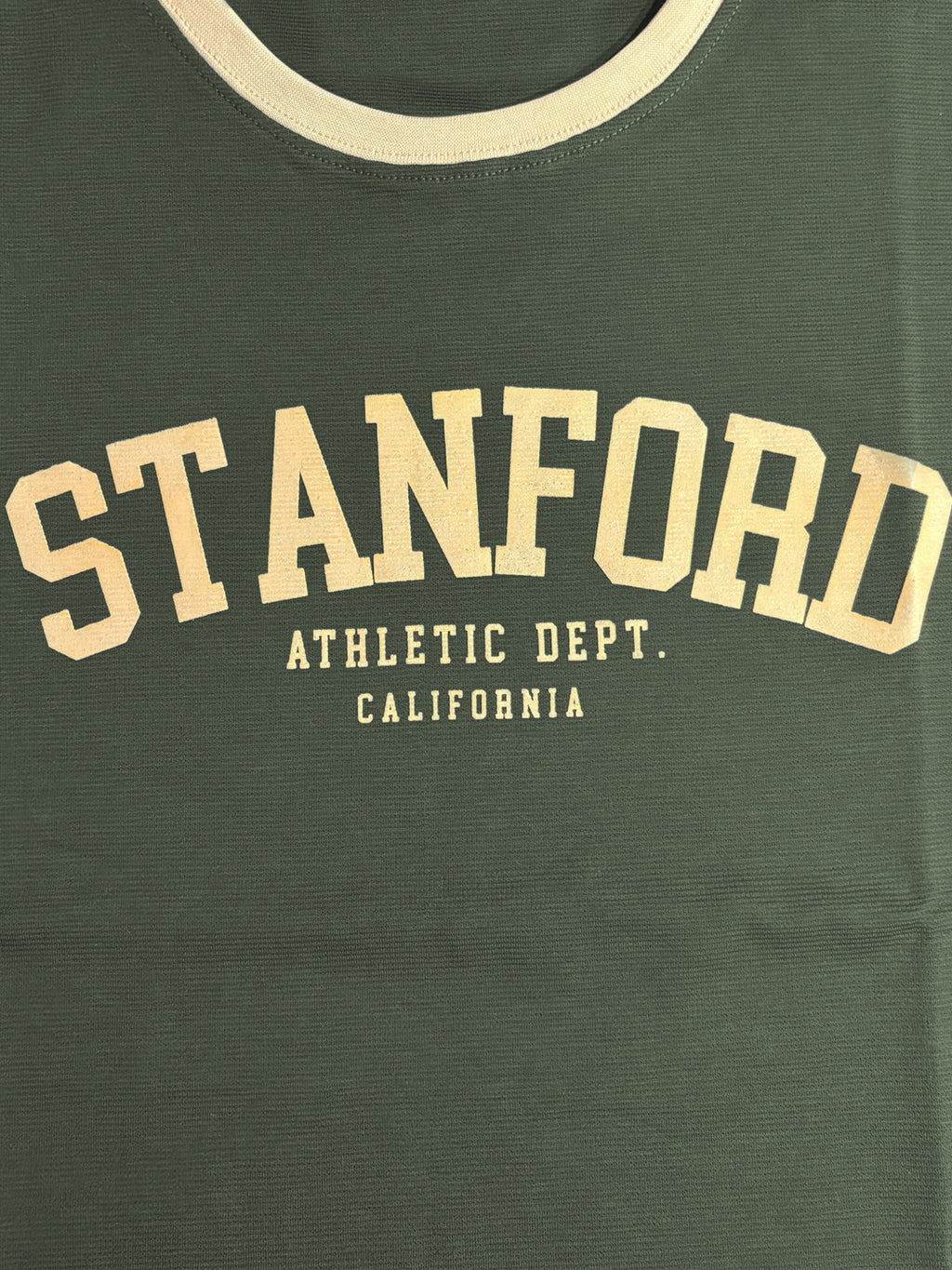 Olive Typography Printed T-Shirt