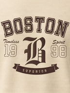 Boston Typography Printed T-shirt