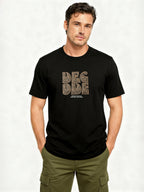 Black Graphic Print T-Shirt