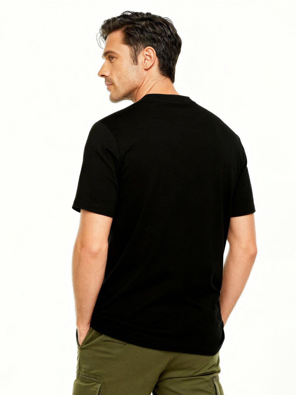 Black Graphic Print T-Shirt