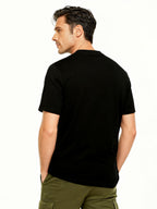 Black Graphic Print T-Shirt