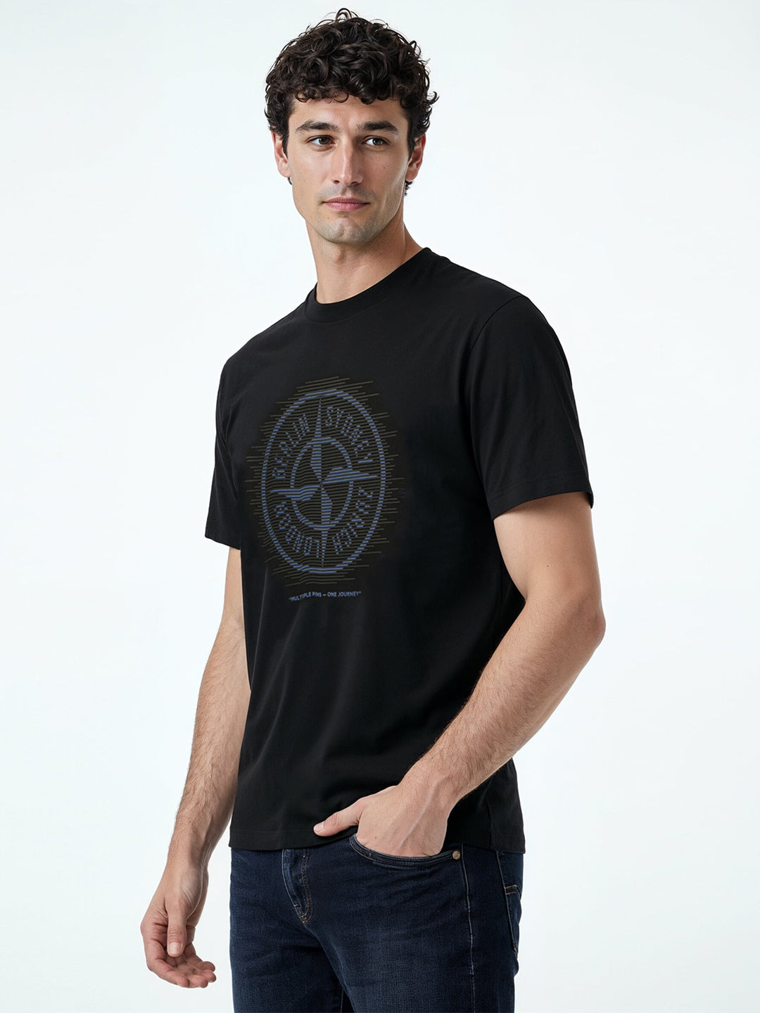 Compass Emblem Graphic T-shirt