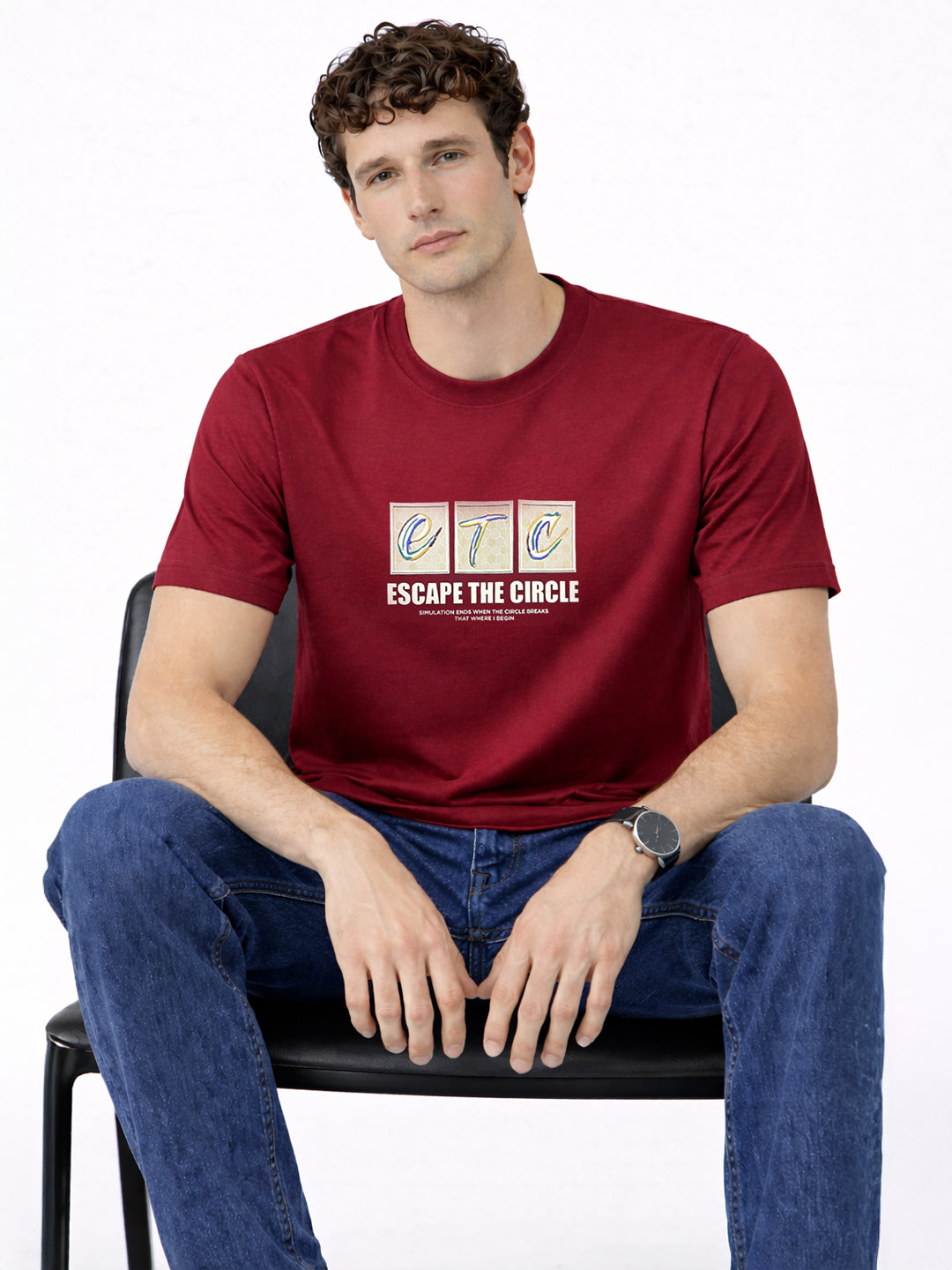 "Escape the Circle" Graphic T-shirt Main image