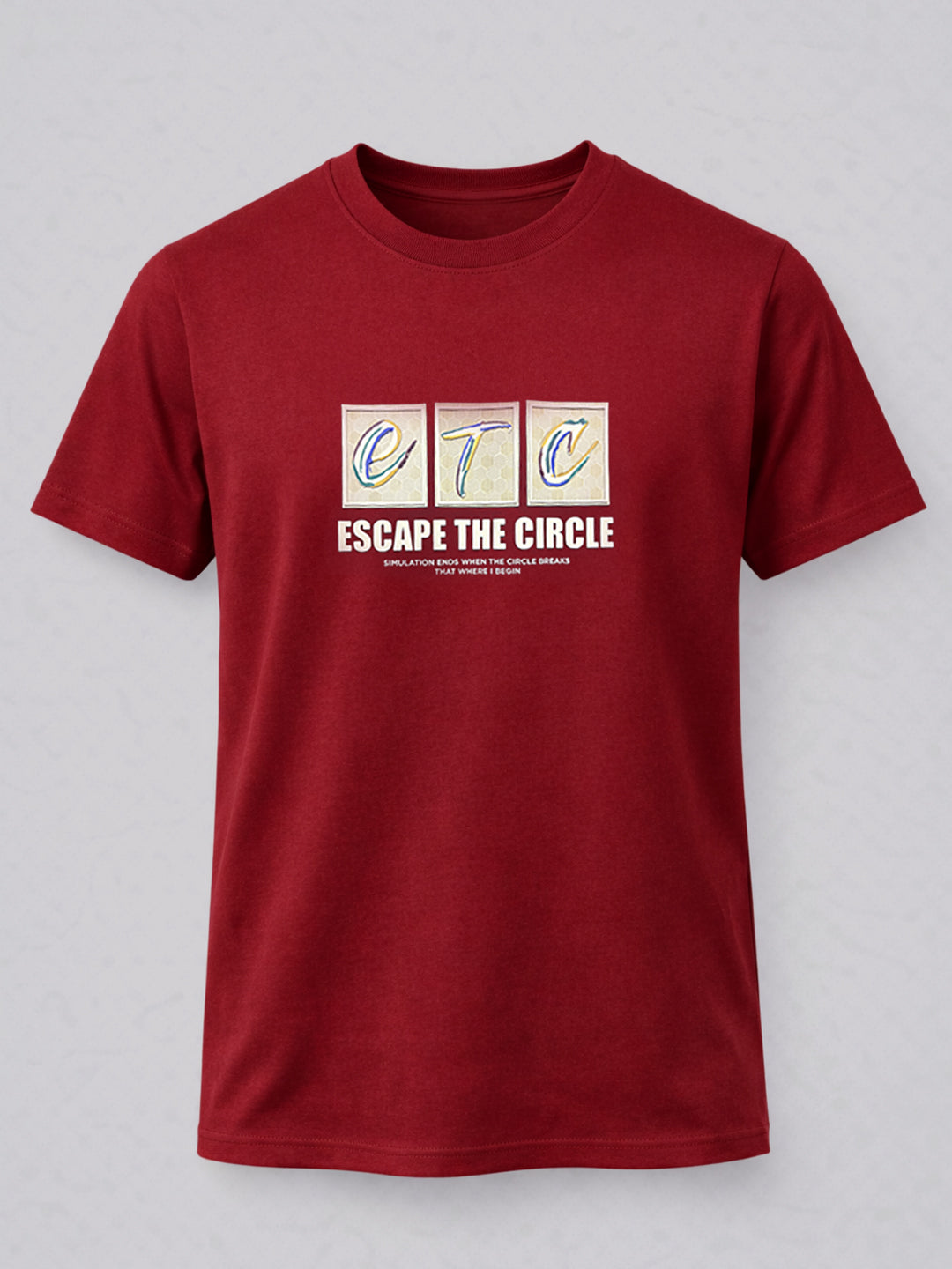"Escape the Circle" Graphic T-shirt Secondary image