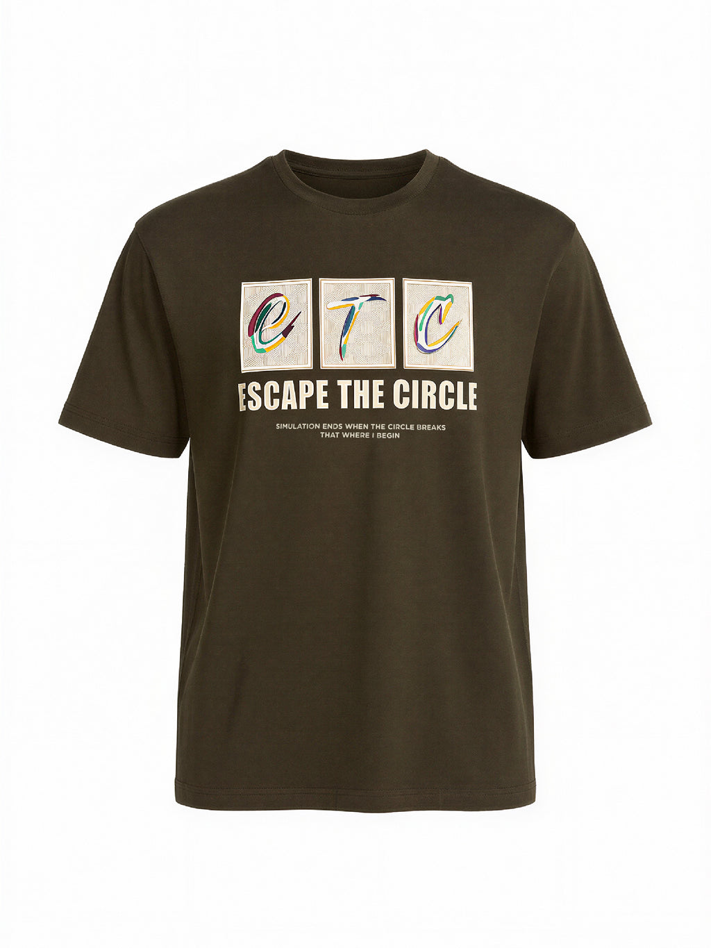 "Escape the Circle·Graphic T-shirt