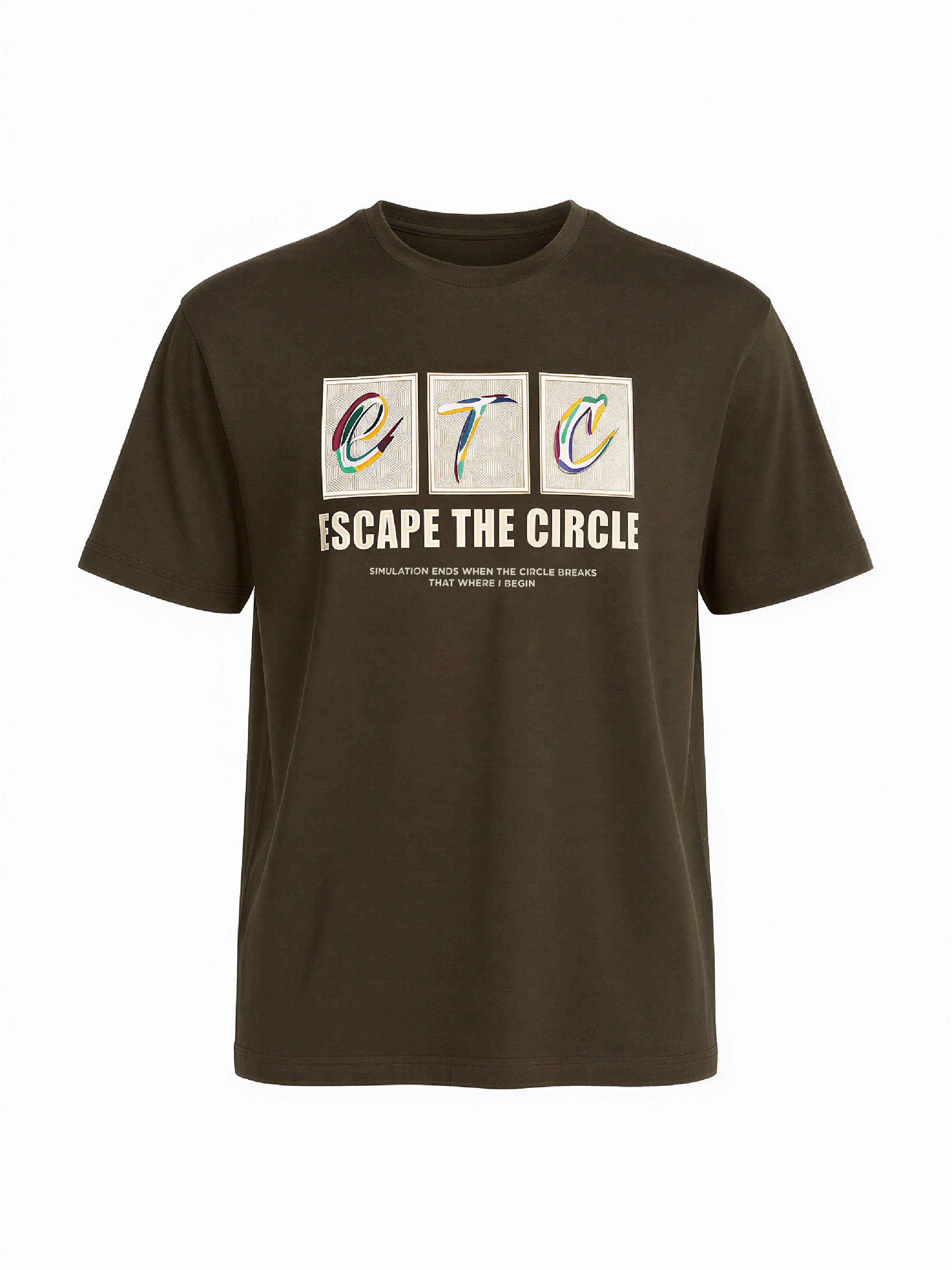 "Escape the Circle” Graphic T-shirt Secondary image