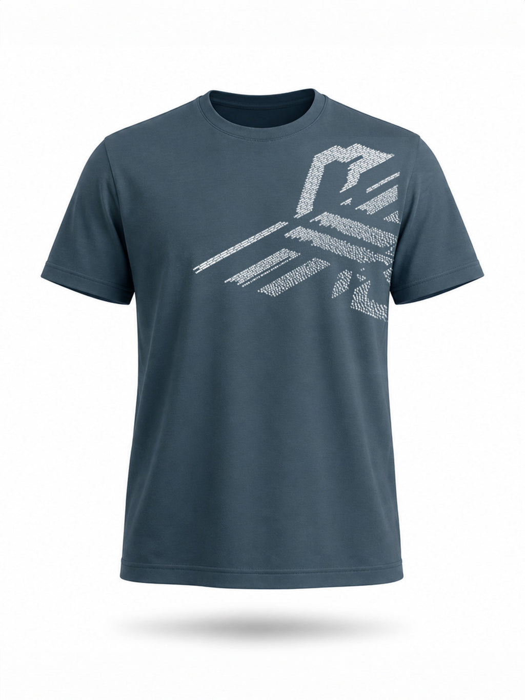 Abstract Placement Printed T-shirt