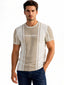 Beige Textured “Timeless” Tee